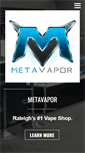 Mobile Screenshot of metavapor.com